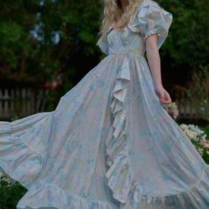 NWT Selkie Sweetcorn Rose Bloom Gown - floral flowy dress plus size 3X